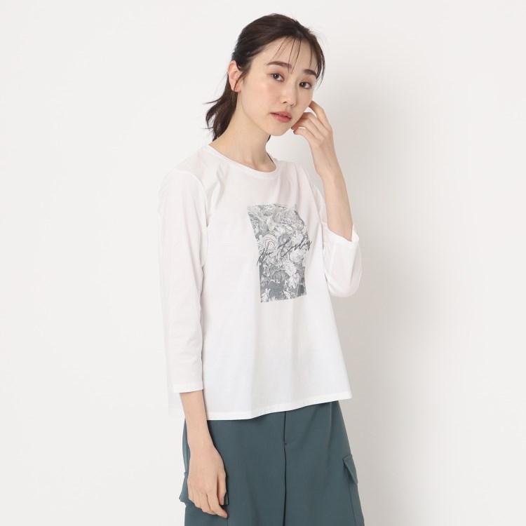 コルディア(CORDIER)のモノクロフォトプリントTシャツ カットソー