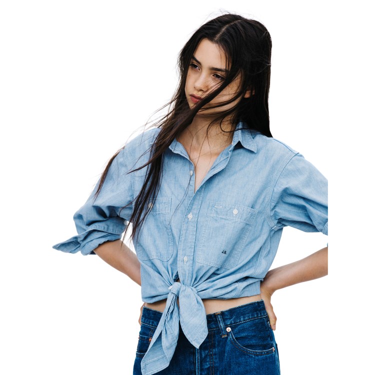 ドレステリア(レディース)(DRESSTERIOR(Ladies))のJ.B.ATTIRE（ジェービーアタイア）Riviera chambray shirts シャツ・ブラウス