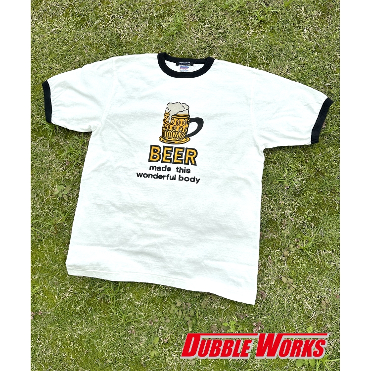 ドレステリア(メンズ)(DRESSTERIOR(Men))の【DRESSTERIOR別注】DUBBLE WORKS（ダブルワークス）BEER Tシャツ Ｔシャツ