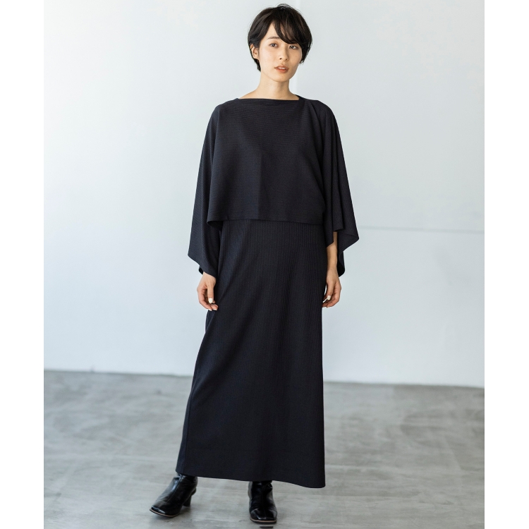 ザ ショップ ティーケー（ウィメン）(THE SHOP TK(Women))の◆【着方いろいろ/2点セット】ポンチョワンピース マキシ・ロングワンピース