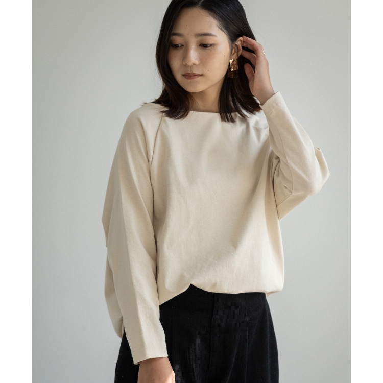 ザ ショップ ティーケー（ウィメン）(THE SHOP TK(Women))の◆【オンオフ対応】サイドタックプルオーバー カットソー