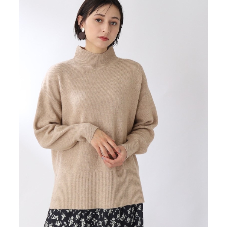 ザ ショップ ティーケー（ウィメン）(THE SHOP TK(Women))の◆【あったか/柔らかい/程よくゆったり】メランジ調ハイネックニット ニット/セーター