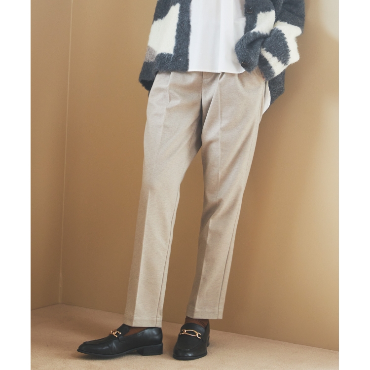 ザ ショップ ティーケー（ウィメン）(THE SHOP TK(Women))のあったかジョグテーパードパンツ/ハグするニットシリーズ 6～9分丈パンツ