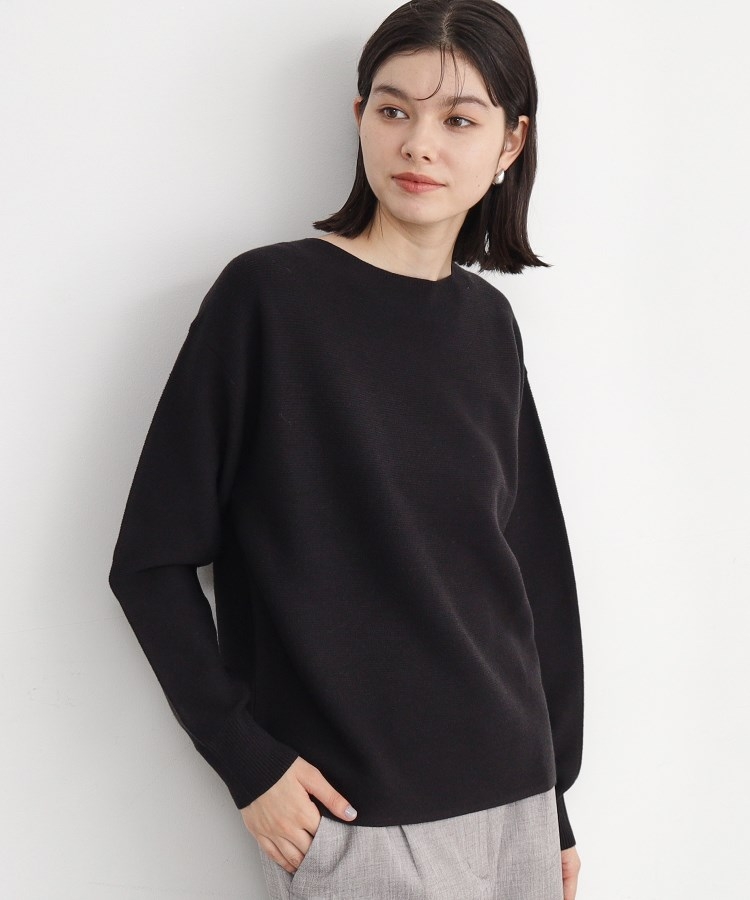 ザ ショップ ティーケー（ウィメン）(THE SHOP TK(Women))の【体形カバー/毛玉になりにくい/蓄熱性】美人ガーターニット/洗える38