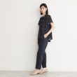 ザ ショップ ティーケー（ウィメン）(THE SHOP TK(Women))の【美脚・細見え/セットUP可】ツイル＆シャンブレーテーパードパンツ/洗える28