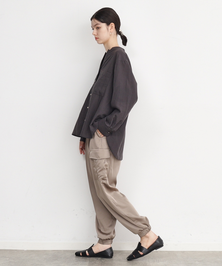 ザ ショップ ティーケー（ウィメン）(THE SHOP TK(Women))の【ヒルナンデス！で紹介】Wポケットシャツ　/ロングセラー/魅せる体形カバー服/洗濯機OK35