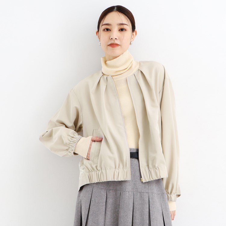 ザ ショップ ティーケー（ウィメン）(THE SHOP TK(Women))のバックレースブルゾン