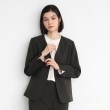 ザ ショップ ティーケー（ウィメン）(THE SHOP TK(Women))の【セットアップ可】シャークスキンノーカラージャケット10