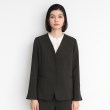 ザ ショップ ティーケー（ウィメン）(THE SHOP TK(Women))の【セットアップ可】シャークスキンノーカラージャケット12