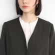 ザ ショップ ティーケー（ウィメン）(THE SHOP TK(Women))の【セットアップ可】シャークスキンノーカラージャケット15