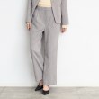 ザ ショップ ティーケー（ウィメン）(THE SHOP TK(Women))の【セットアップ可/洗える】シャークスキンストレートワイドパンツ グレー(012)