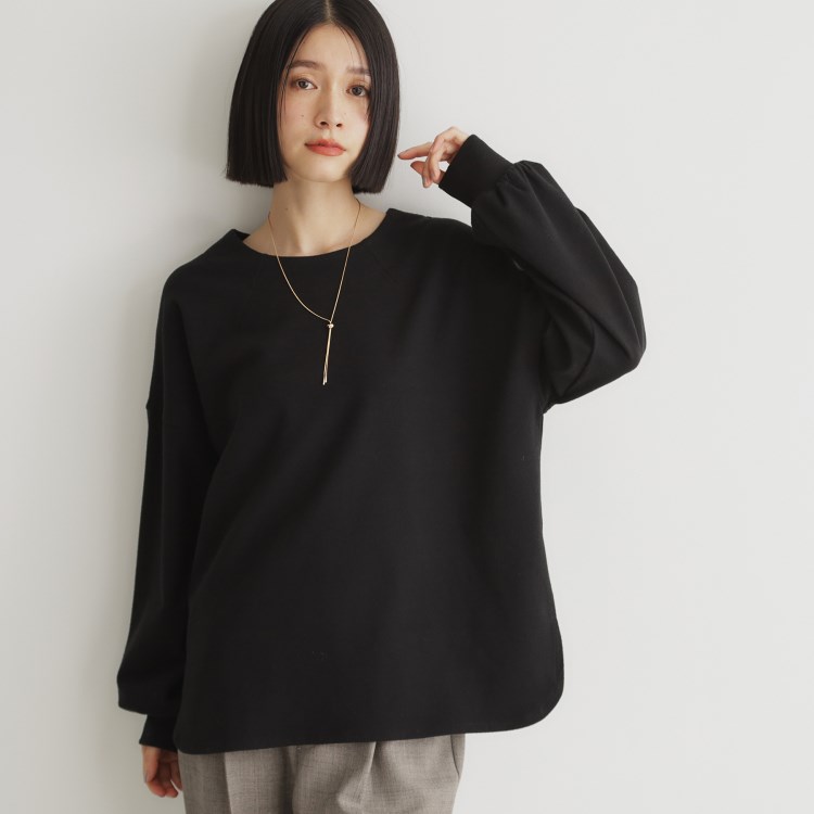 ザ ショップ ティーケー（ウィメン）(THE SHOP TK(Women))の【あったか機能】サーモジャージプルオーバー カットソー