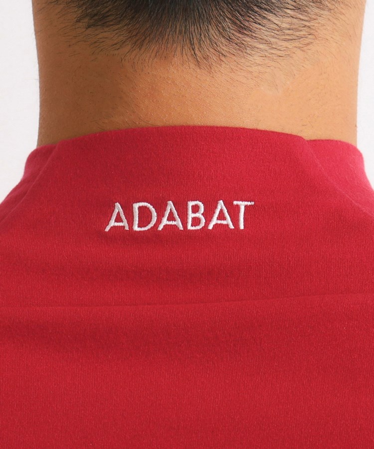 アダバット(メンズ)(adabat(Men))の【吸湿発熱】メッセージロゴデザイン 長袖モックネックプルオーバー11