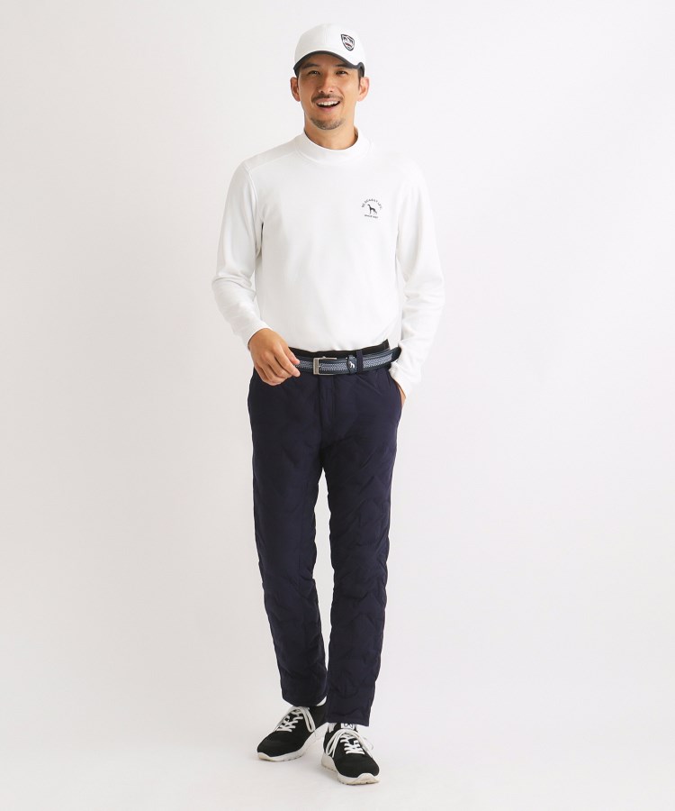 アダバット(メンズ)(adabat(Men))のロゴデザイン モックネックプルオーバー2