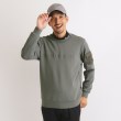 アダバット(メンズ)(adabat(Men))のメッセージロゴデザイン 長袖プルオーバー カーキ(029)