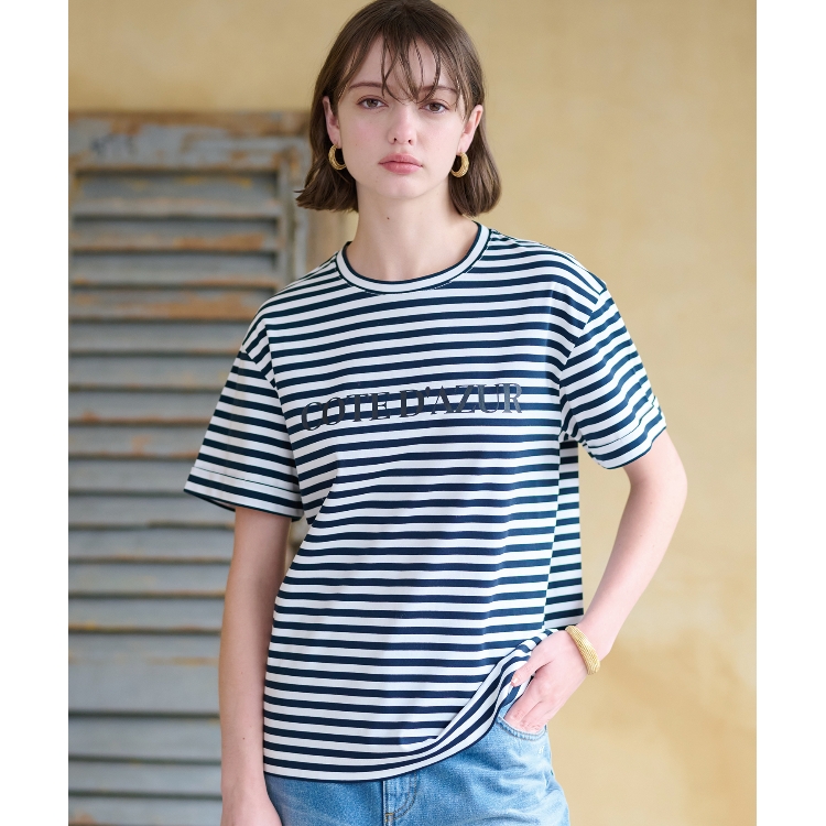 ドレステリア(レディース)(DRESSTERIOR(Ladies))のアイスクリアコットンロゴTシャツ Ｔシャツ