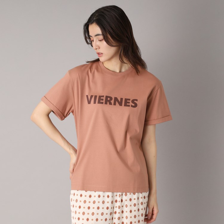 ドレステリア(レディース)(DRESSTERIOR(Ladies))のアイスクリアコットン VIERNESロゴT Ｔシャツ