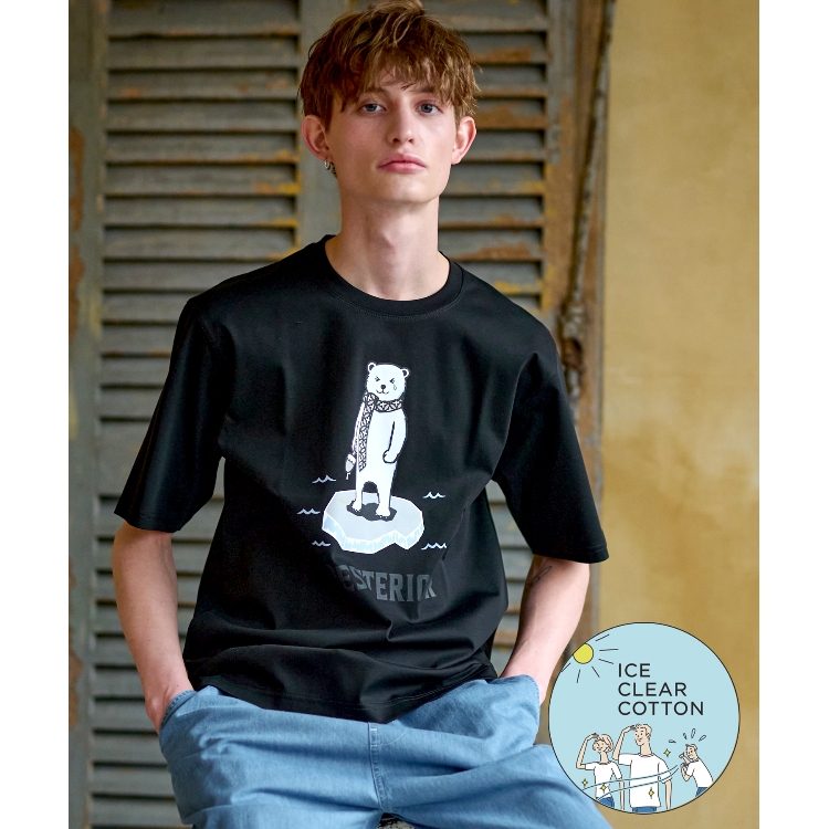 ドレステリア(メンズ)(DRESSTERIOR(Men))の【接触冷感/抗菌防臭/消臭】ICE CLEAR COTTON アイスベアTシャツ Ｔシャツ