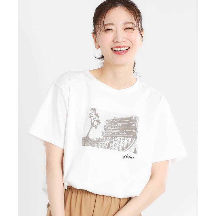 リフレクト(Reflect)の【UVカット／接触冷感／マシンウォッシュ可】フォトプリントTシャツ Ｔシャツ