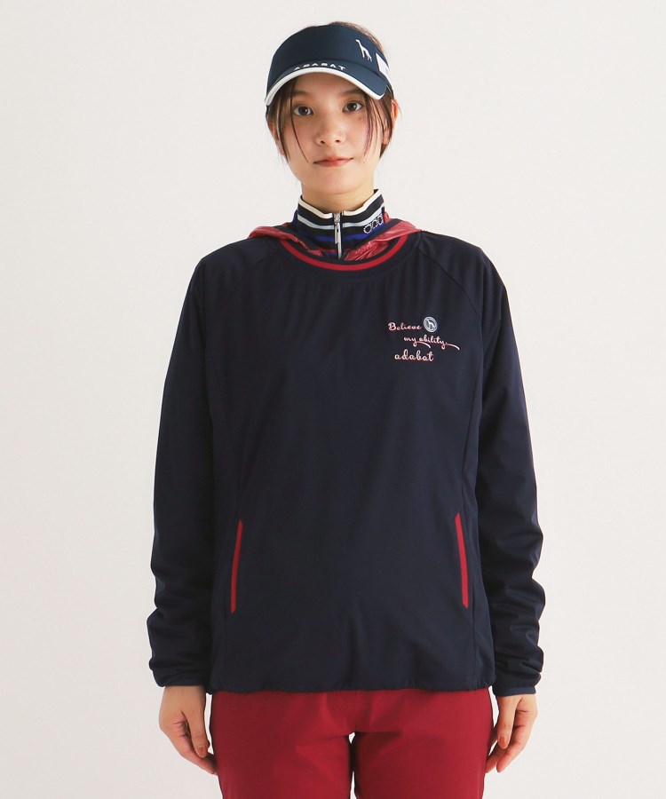 アダバット(レディース)(adabat(Ladies))の【撥水/防風/セットアイテム】クルーネックアウター・フルジップライトアウター7