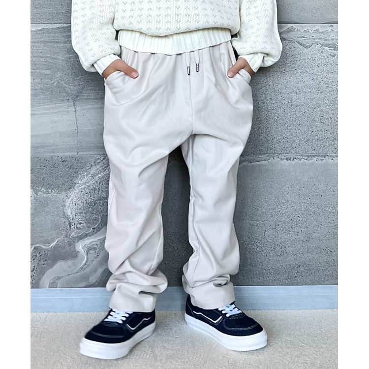 シューラルー /キッズ(SHOO・LA・RUE/Kids)の◆【リンク/110-140cm】カルゼイージーテーパードパンツ フルレングスパンツ