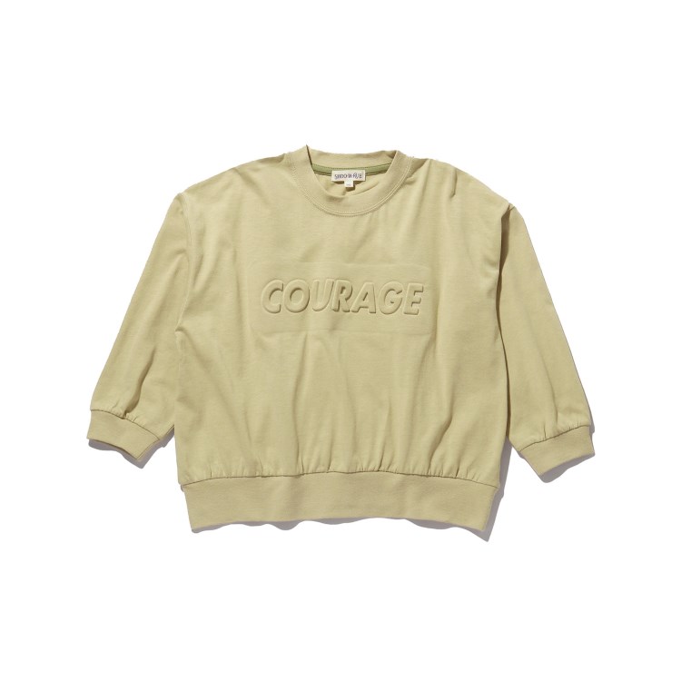 シューラルー /キッズ(SHOO・LA・RUE/Kids)の【110-140cm】エンボスロゴオーバーサイズロンT Ｔシャツ