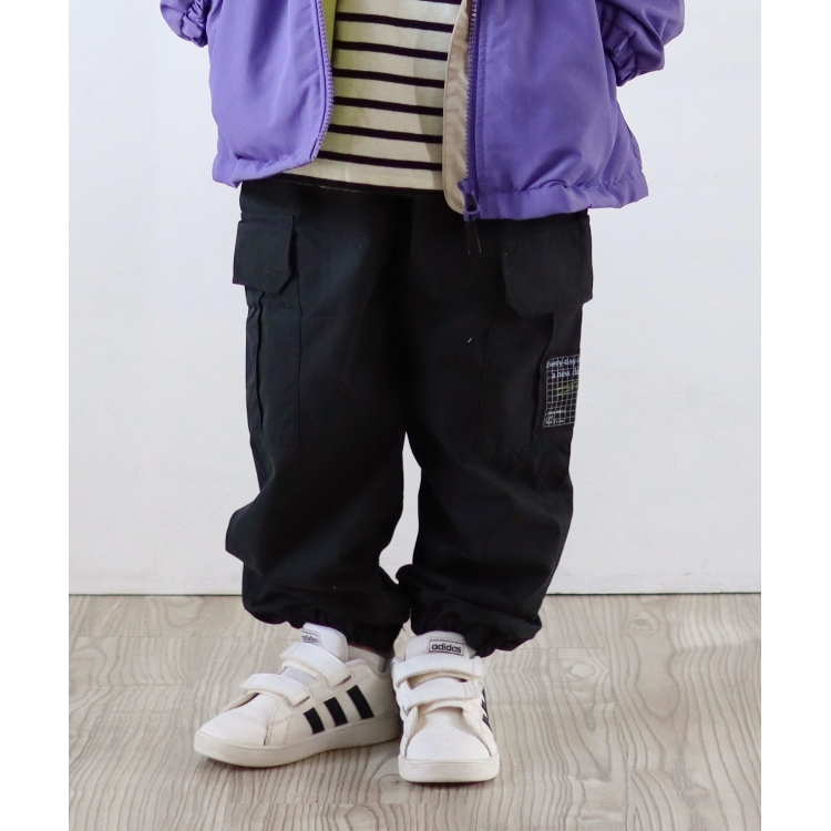 シューラルー /キッズ(SHOO・LA・RUE/Kids)の【110-140cm】綿ナイロン10分丈カーゴパンツ フルレングスパンツ