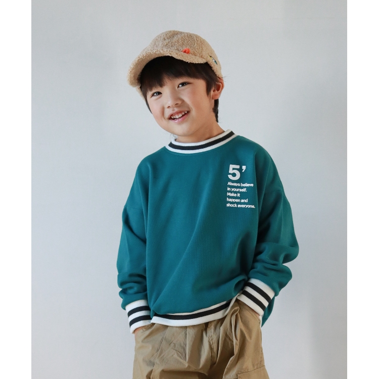 シューラルー /キッズ(SHOO・LA・RUE/Kids)の【110-140cm】裏シャギーラインリブ使いスウェット