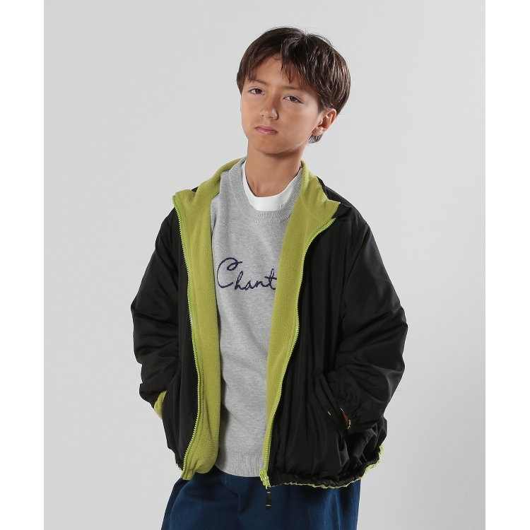 シューラルー /キッズ(SHOO・LA・RUE/Kids)の【洗える/110-140cm/撥水】リバーシブル フリースブルゾン ブルゾン/ジャンバー