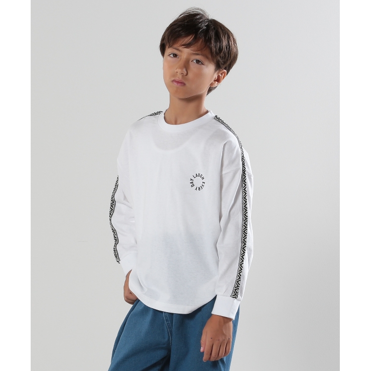 シューラルー /キッズ(SHOO・LA・RUE/Kids)の【110-140cm】袖柄テープロンT Ｔシャツ