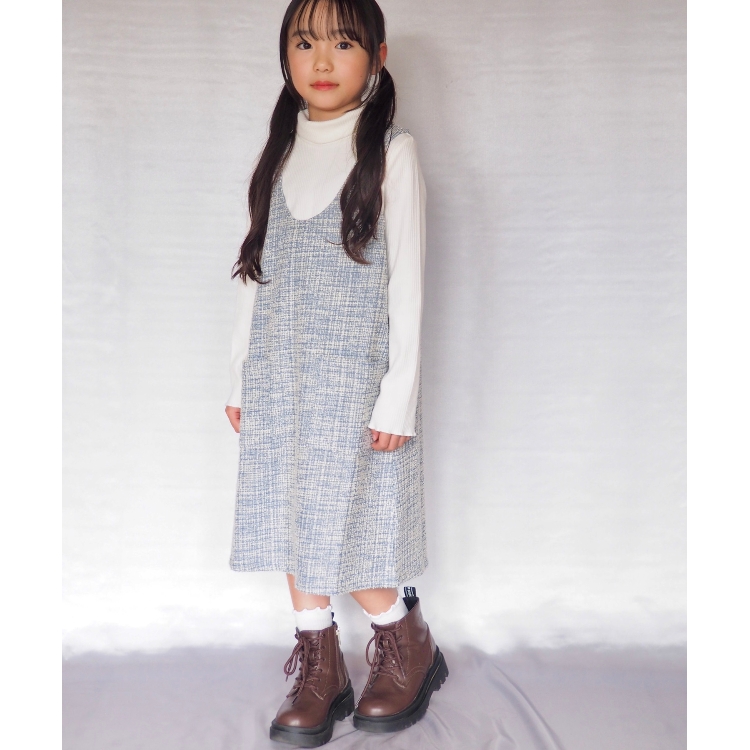 シューラルー /キッズ(SHOO・LA・RUE/Kids)の【110-140cm】カットツイード ワンピース