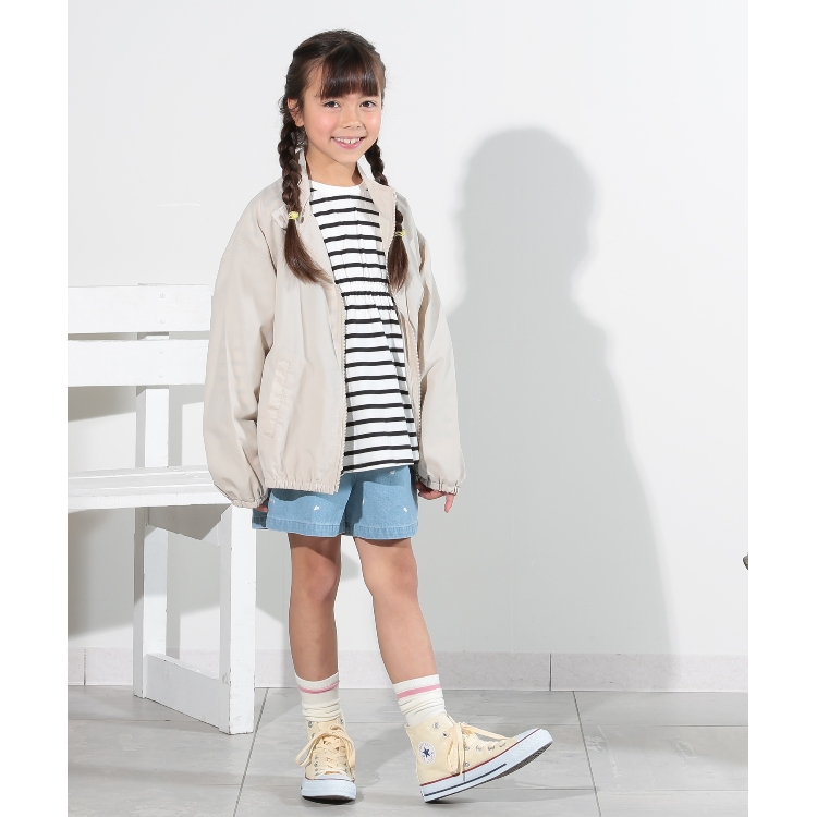 シューラルー /キッズ(SHOO・LA・RUE/Kids)の【110-140cm】GIRLギャザー使いロンT