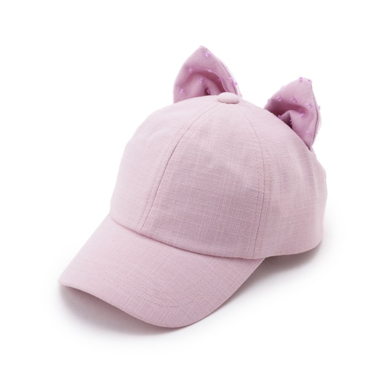 シューラルー /キッズ(SHOO・LA・RUE/Kids)のネコ耳ドットチュールCAP キャップ