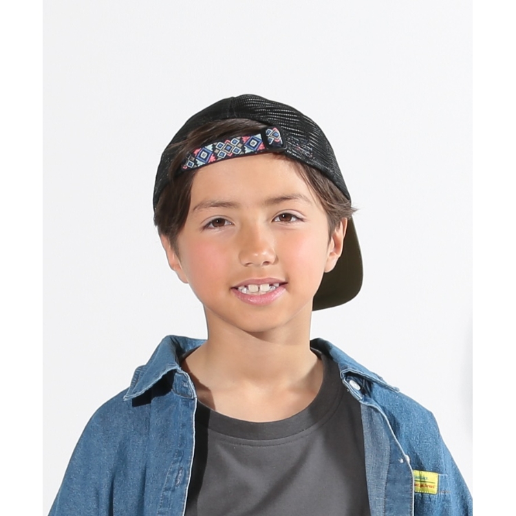 シューラルー /キッズ(SHOO・LA・RUE/Kids)のデザインテープメッシュCAP キャップ