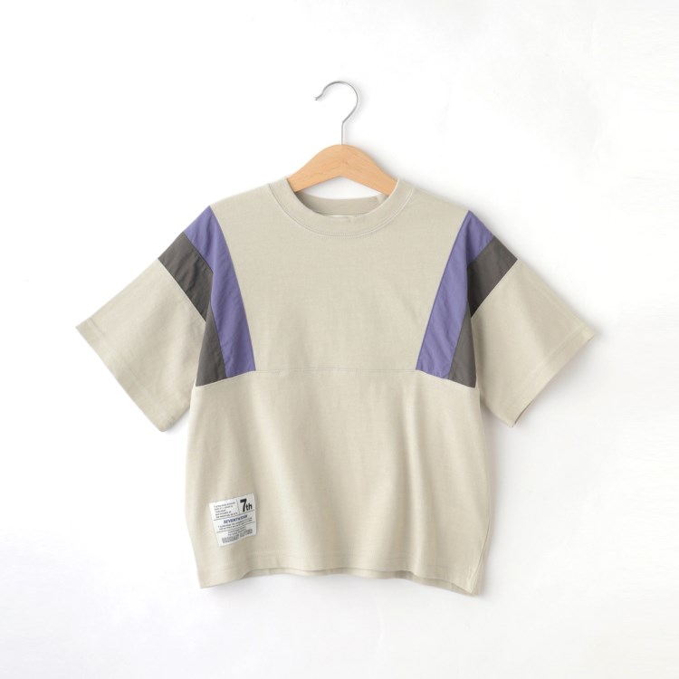 シューラルー /キッズ(SHOO・LA・RUE/Kids)の【110-140cm】配色切替ドルマンTシャツ Ｔシャツ