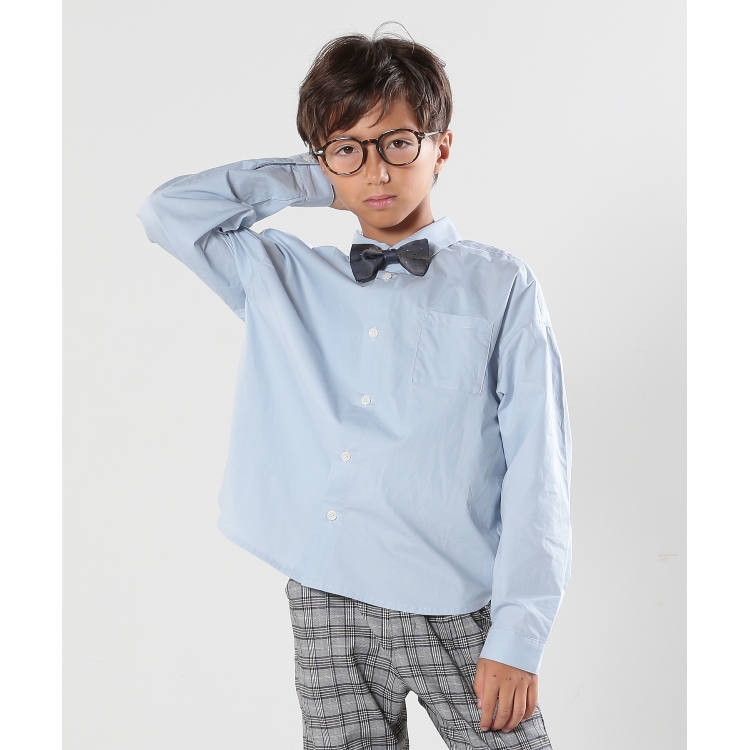 シューラルー /キッズ(SHOO・LA・RUE/Kids)の【100-140cm/プチセレ】蝶ネクタイ付きシャツ シャツ・ブラウス