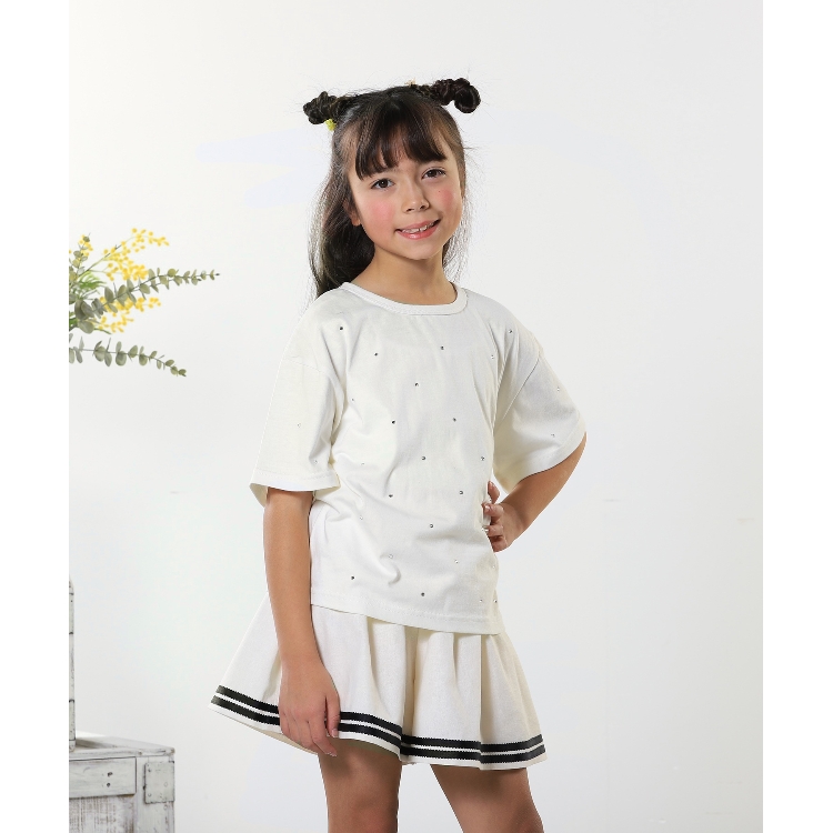 シューラルー /キッズ(SHOO・LA・RUE/Kids)の【100-150cm】キラキラワイドTシャツ