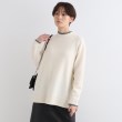 インディヴィ(INDIVI)の【カシミヤ混／バックスリット】ハイネックニット4