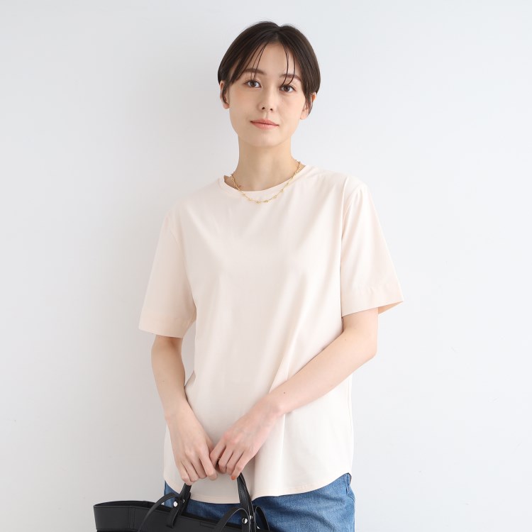 インディヴィ(INDIVI)の【洗える】大人きれいめデザインTシャツ