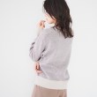 アンタイトル(UNTITLED)の【モデル　岡本あずささん着用】ラムウールカシミヤ パフスリーブプルオーバーニット32