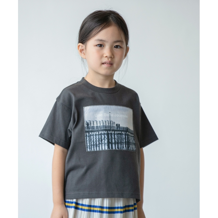 ザ ショップ ティーケー（キッズ）(THE SHOP TK(Kids))の◆【100-140/ポリコットン】フォトプリントTシャツ Ｔシャツ