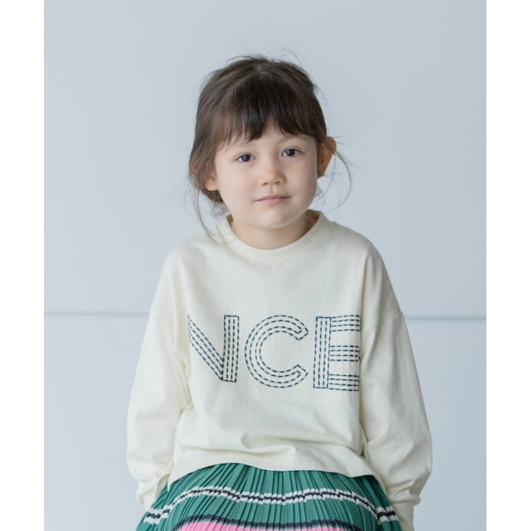 ザ ショップ ティーケー（キッズ）(THE SHOP TK(Kids))の◆【110-150/コットン100％】刺繍ロゴTシャツ Ｔシャツ