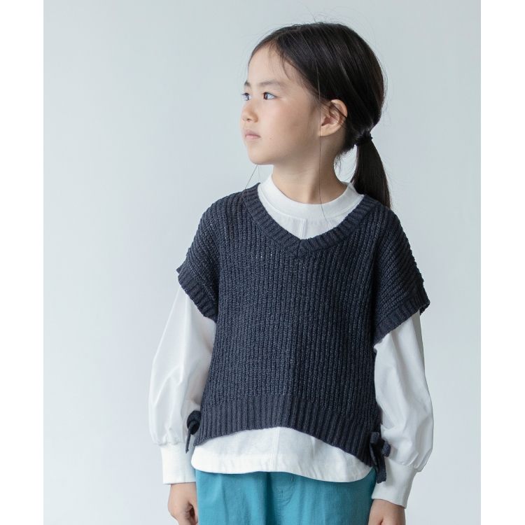 ザ ショップ ティーケー（キッズ）(THE SHOP TK(Kids))の◆【110-150】サイドリボンベスト ベスト