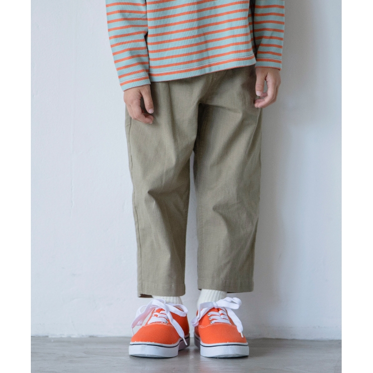 ザ ショップ ティーケー（キッズ）(THE SHOP TK(Kids))の◆【100-140/ストレッチ素材】クロップド丈パンツ 6～9分丈パンツ