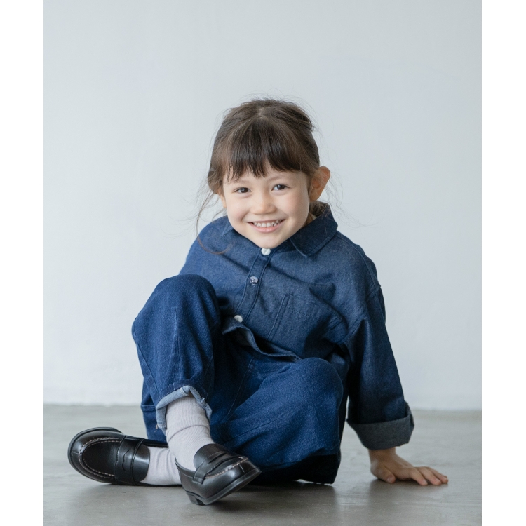 ザ ショップ ティーケー（キッズ）(THE SHOP TK(Kids))の◆【110-150/洗濯機で洗える！】デニムシャツ シャツ・ブラウス