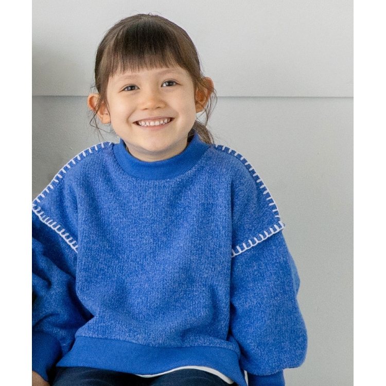 ザ ショップ ティーケー（キッズ）(THE SHOP TK(Kids))の◆【110-150】【洗濯機で洗える！】ハンドステッチ風ニットソー ニット/セーター