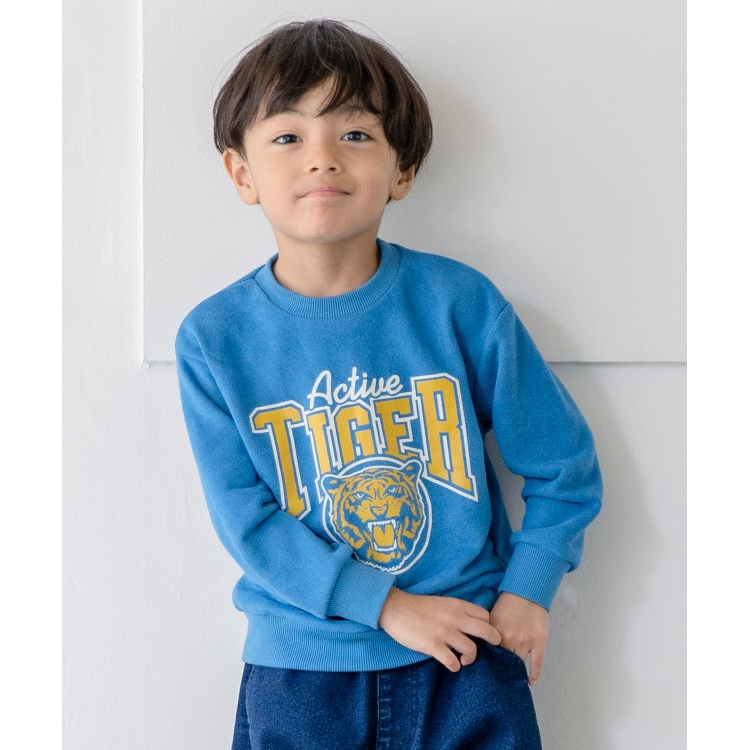 ザ ショップ ティーケー（キッズ）(THE SHOP TK(Kids))の◆【100-140】レトロプリントスウェットトップス スウェット・トレーナー