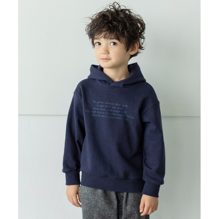 ザ ショップ ティーケー（キッズ）(THE SHOP TK(Kids))の◆【110-150】さりげないプリントスウェットプルパーカ パーカー