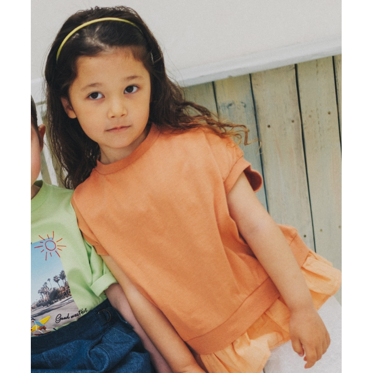 ザ ショップ ティーケー（キッズ）(THE SHOP TK(Kids))の◆【100-140】裾フリルチュニック チュニック