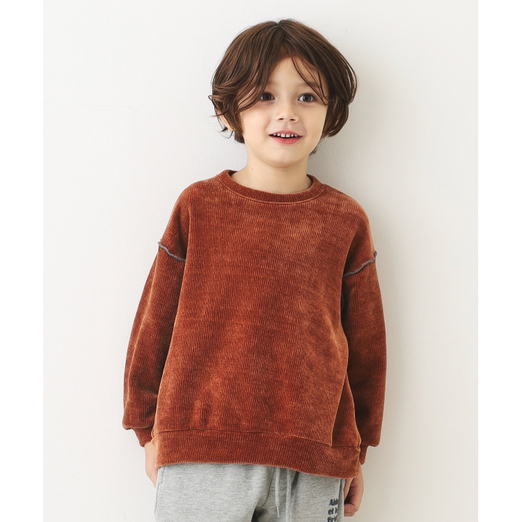 ザ ショップ ティーケー（キッズ）(THE SHOP TK(Kids))の100-140/モールニット/親子リンクアイテム/ハグするニットシリーズ カットソー